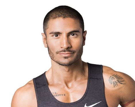 Headshot of instructor Alex Shirpey in black tank top smiling on white background