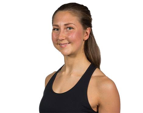 Barry's Instructor Ragna Rikheim wearing black tank