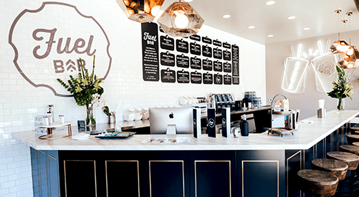 barry's fuel bar counter