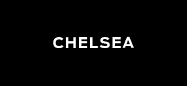 Chelsea written in white on black background