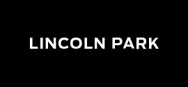 Lincoln Park written in white on black background